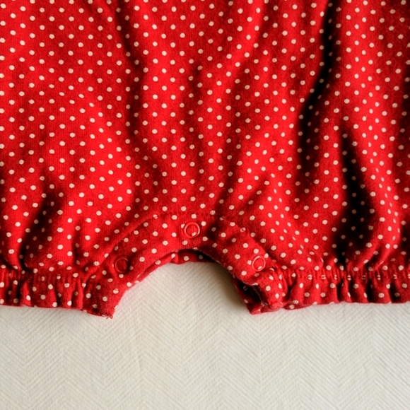 gymboree candy dotted bubble romper playsuit 0-3 months baby girl - Picture 3 of 6
